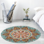 Floor mat European Persian round carpet wholesale Bohemian style living room absorbent carpet/
