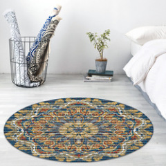 Floor mat European Persian round carpet wholesale Bohemian style living room absorbent carpet/