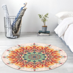 Floor mat European Persian round carpet wholesale Bohemian style living room absorbent carpet/