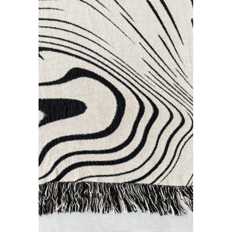 Casual Blankets Black Carpet Decoration Wave Carpet Sofa Leisure Single Tapestry Sofa  Throw Blankets /