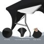 4/ 6/8/10 ft Stretch Rectangle Table Cover Spandex Table Cloth Wedding Cocktail Banquet Party wrinkle free tablecloth Hotel Home