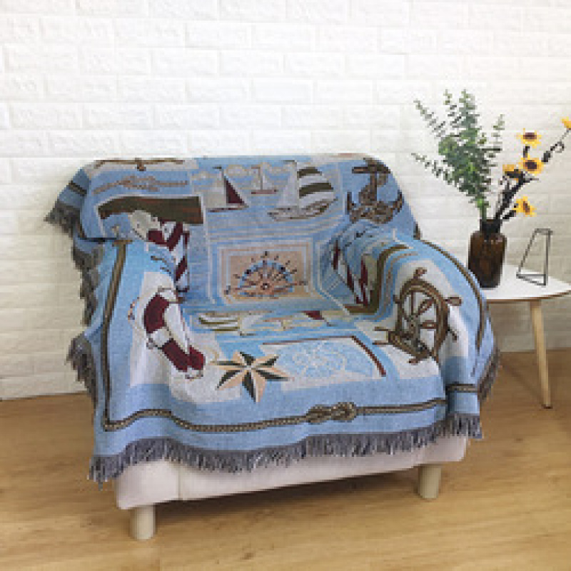 Aliexpress Submarine Tapestry Decorative Blanket, Leisure Cotton Line Blanket