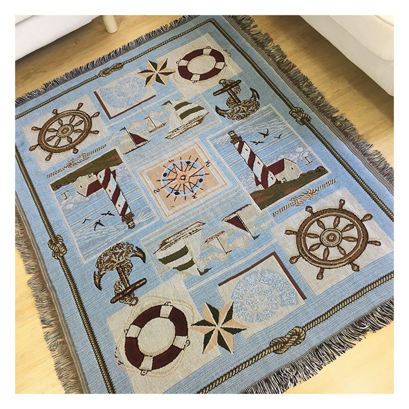 Aliexpress Submarine Tapestry Decorative Blanket, Leisure Cotton Line Blanket