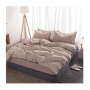 Wholesale Comforter Bedding Set, White And Rose Red Plaid Bedding Sets Home/