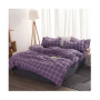 Wholesale Comforter Bedding Set, White And Rose Red Plaid Bedding Sets Home/