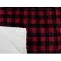 Soft Winter Blanket Christmas Gift, Sherpa Flannel Double Layer Fluffy Blanket#