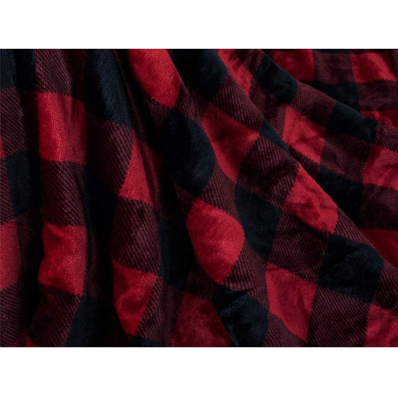 Soft Winter Blanket Christmas Gift, Sherpa Flannel Double Layer Fluffy Blanket#