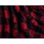 Soft Winter Blanket Christmas Gift, Sherpa Flannel Double Layer Fluffy Blanket#