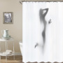 Stimulate Digital Printed  Shower Curtains for Bathroom, Modern Decor Shower Curtain Fabric , Simple Printed Abstract