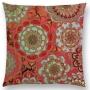 Moroccan Lattice Mosaic Hexagon Stars Flowers Pretty Cushion Cover Pillow Case,Customis Cushion Cover Pillow/