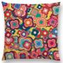 Moroccan Lattice Mosaic Hexagon Stars Flowers Pretty Cushion Cover Pillow Case,Customis Cushion Cover Pillow/