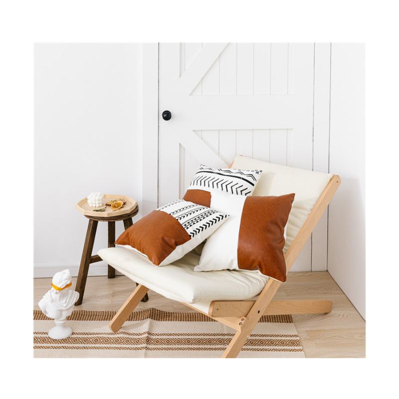 Faux Leather Cushion Cover, Ready Made Homes Pillow leather cushion covers for sofa