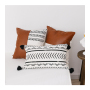Faux Leather Cushion Cover, Ready Made Homes Pillow leather cushion covers for sofa