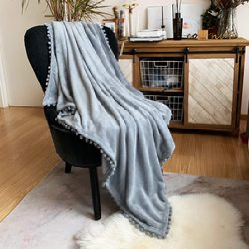 2021 hot products Solid Blankets for Beds Soft Sherpa Blanket ,Flannel Warm Blanket On The Sofa Fleece Blanket#