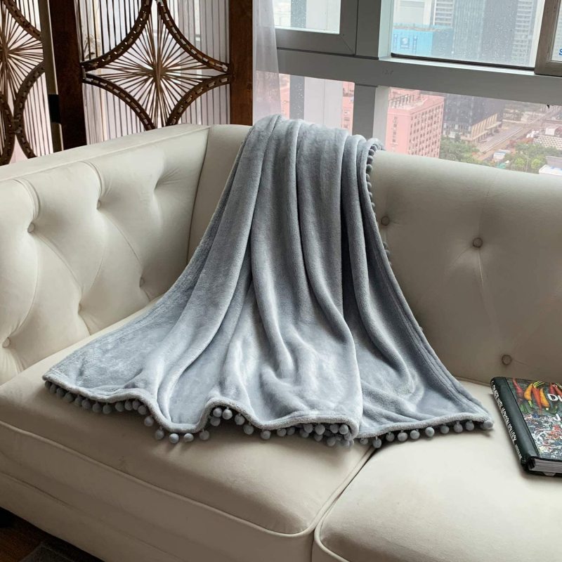 2021 hot products Solid Blankets for Beds Soft Sherpa Blanket ,Flannel Warm Blanket On The Sofa Fleece Blanket#