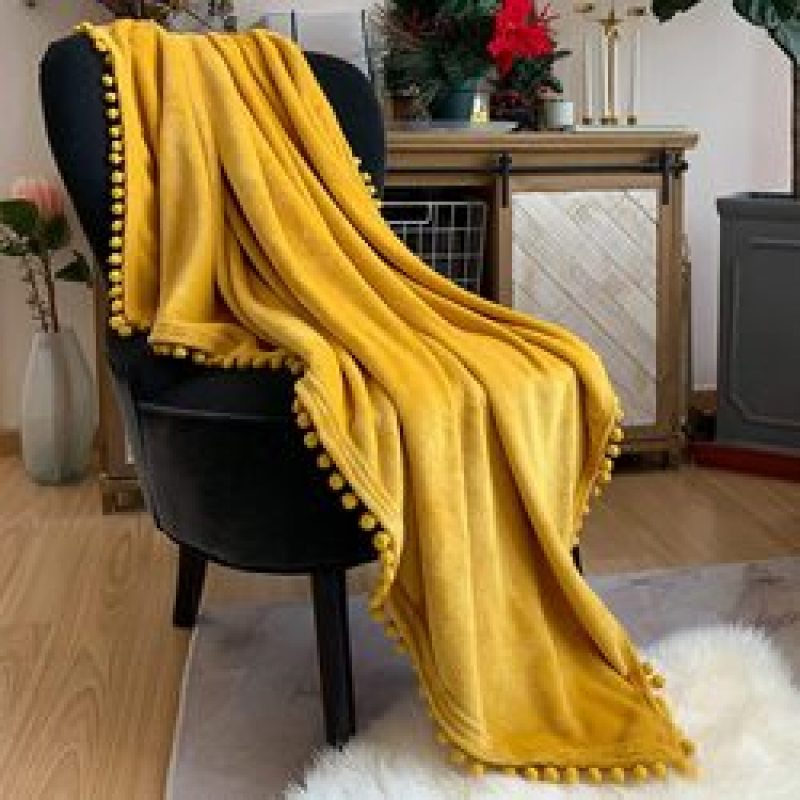 2021 hot products Solid Blankets for Beds Soft Sherpa Blanket ,Flannel Warm Blanket On The Sofa Fleece Blanket#