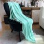 2021 hot products Solid Blankets for Beds Soft Sherpa Blanket ,Flannel Warm Blanket On The Sofa Fleece Blanket#