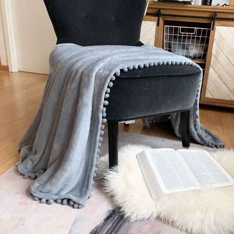 2021 hot products Solid Blankets for Beds Soft Sherpa Blanket ,Flannel Warm Blanket On The Sofa Fleece Blanket#