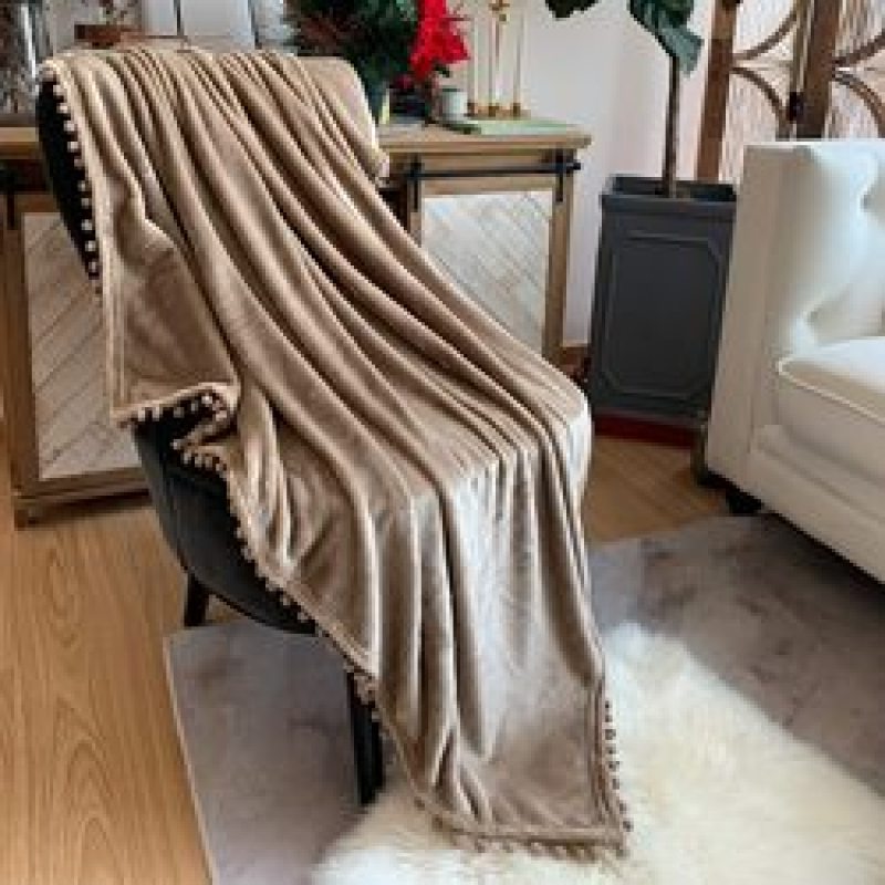 2021 hot products Solid Blankets for Beds Soft Sherpa Blanket ,Flannel Warm Blanket On The Sofa Fleece Blanket#