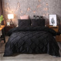 Wholesale Bed Bedding Set, Custom Solid Color Bedding Sheet Set/