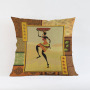 Custom Sofa Waterproof Fabric Outdoor Cushion Cover, African Women Pillows/