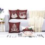 New Year 2022 Decor Linen Christmas Pillowcase Merry Christmas Decorations for Home Pillowcases/
