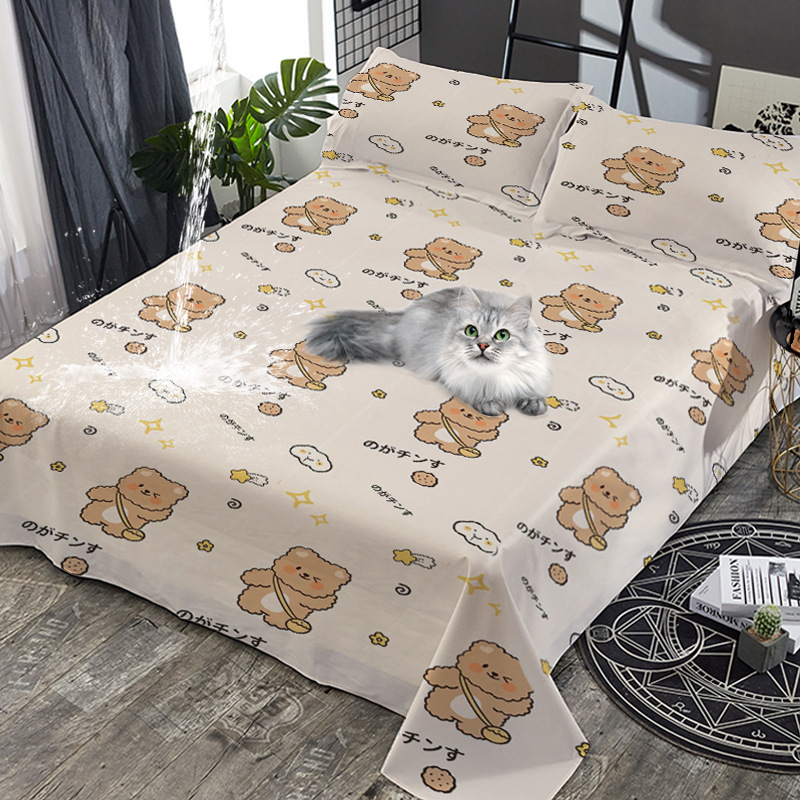 Plastic pet Anti-urine pollution covering cloth water proof sofa towel dustproof pillow case coverlet Bed Cover Sheet bedspread