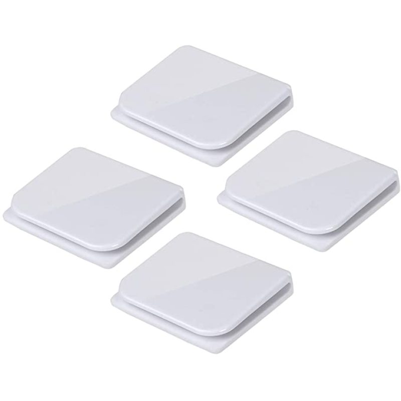 Amazon Hot Lot de 2 pinces pour rideau de douche, coupe-vent, anti-déversement, anti-fuite d'eau, accessoires pour rideau de salle de bain