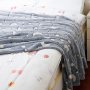 2022 Soft Fleece with Star Moon Pattern Glow in the Dark Throw luminous Blanket for Kids Fits All Seasons Gray