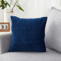 New Velvet Wave Pleated Pillowcase 45*45 Cushion Cover, Nordic Home Decor Geometric Stripe Sofa Decorative Throw Cushion Cover/