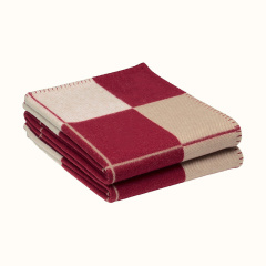 Plaid H Cashmere Blanket Luxury Brand Blanket Crochet Super Soft Wool Shawl Portable Warm Sofa Bed Fleece Knitted /