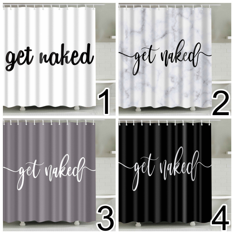 Customized size polyester Mildew-Proof Shower Curtain  Retro Door Spring Garden Wall Decor Cloth Bathroom Waterproof Curtains