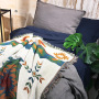 Tribal Blanket Tapestry Throws Cotton, Geometric Blanket Foreign Trade/