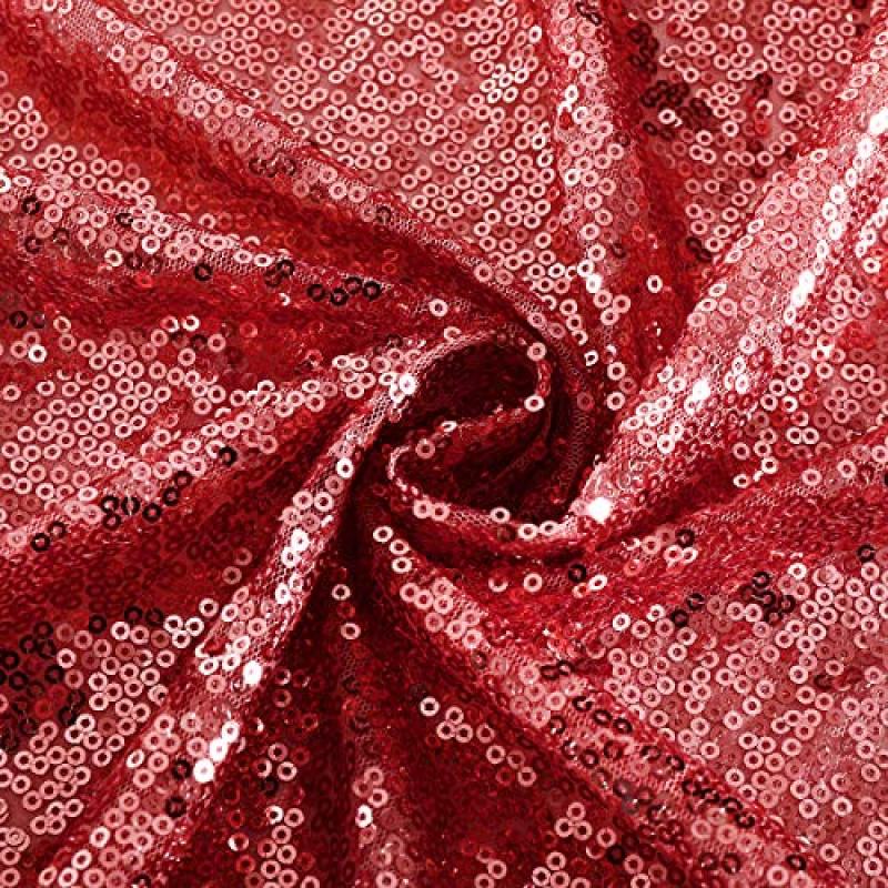 High Quality Unique Design Beautiful birthday 36 inch Decorative Rectangle large palette sequin tablecloth For Wedding Party