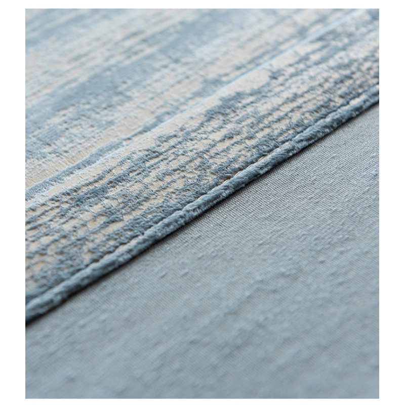 Custom Super Soft Blue Velvet Sunblock Curtains, Home Decor Curtains For The Living Room European Embossed Cortinas/