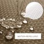 Polyester Waterproof Waffle Shower Curtain, Bathroom Printed Shower Curtain With Tassel$