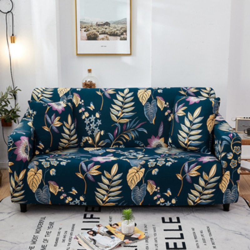 High Quality Printed Color Couch Cover, Wholesale Home Decoration Item 100% Polyester Couch Cover Sofa/