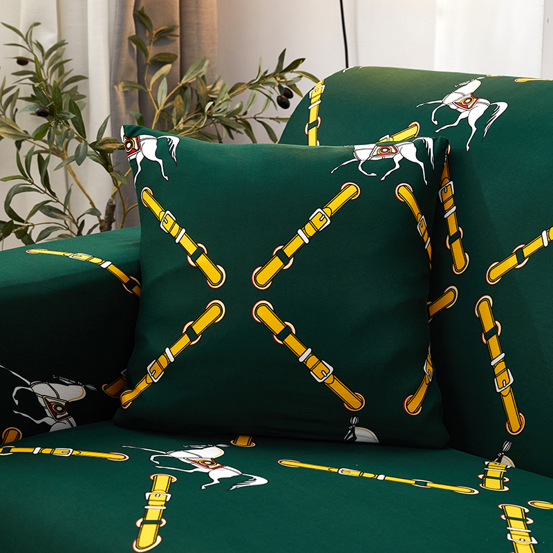 High Quality Printed Color Couch Cover, Wholesale Home Decoration Item 100% Polyester Couch Cover Sofa/