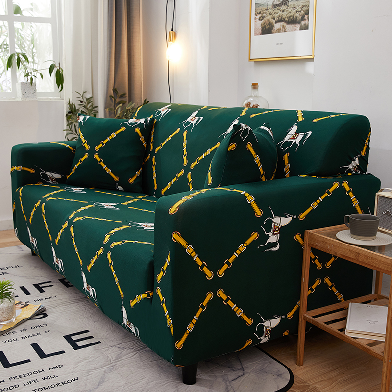 High Quality Printed Color Couch Cover, Wholesale Home Decoration Item 100% Polyester Couch Cover Sofa/