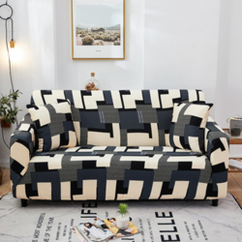 High Quality Printed Color Couch Cover, Wholesale Home Decoration Item 100% Polyester Couch Cover Sofa/