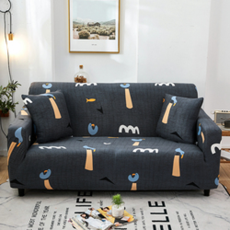 High Quality Printed Color Couch Cover, Wholesale Home Decoration Item 100% Polyester Couch Cover Sofa/