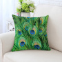 Peacock feather bulk chair cushion, cover pillow for sofa