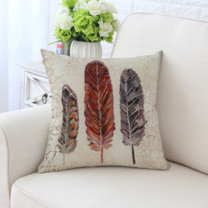 Peacock feather bulk chair cushion, cover pillow for sofa
