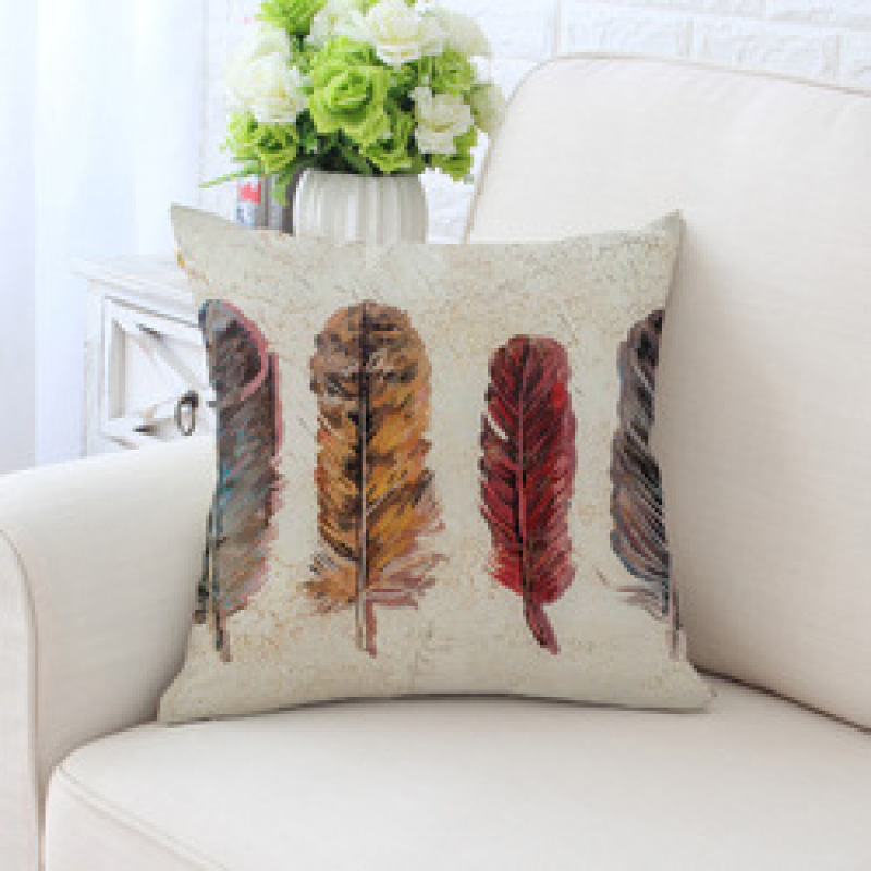 Peacock feather bulk chair cushion, cover pillow for sofa