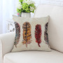 Peacock feather bulk chair cushion, cover pillow for sofa