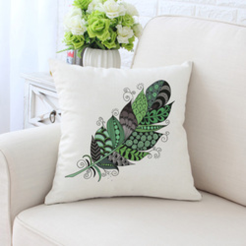 Peacock feather bulk chair cushion, cover pillow for sofa