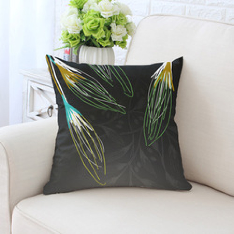 Peacock feather bulk chair cushion, cover pillow for sofa