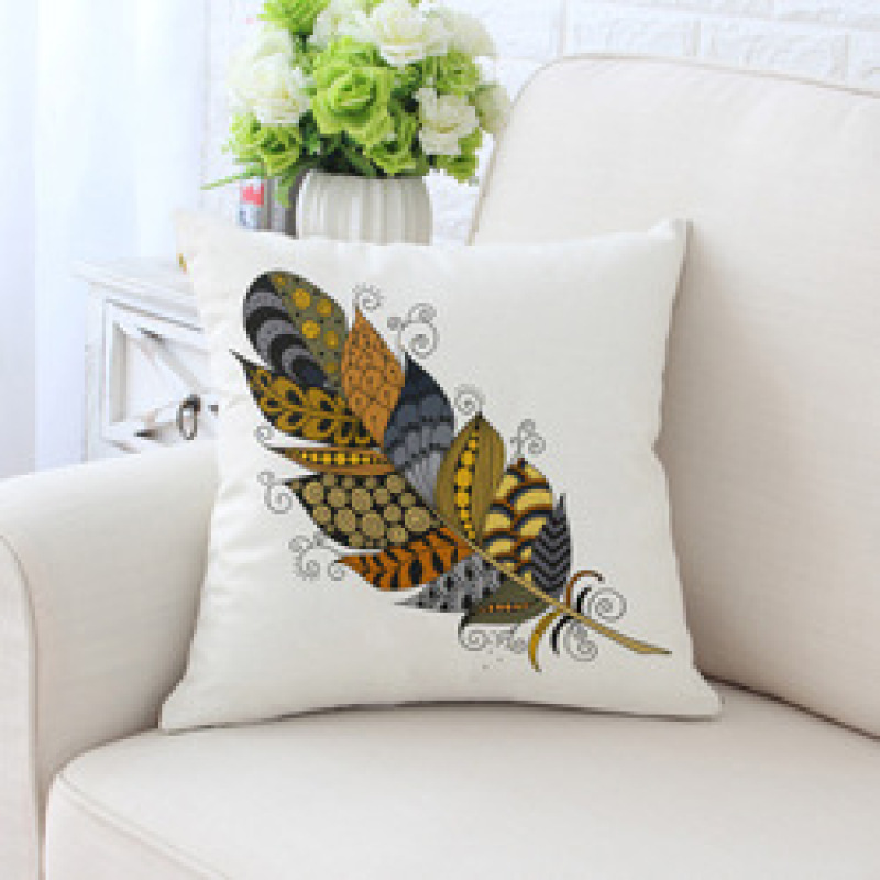 Peacock feather bulk chair cushion, cover pillow for sofa