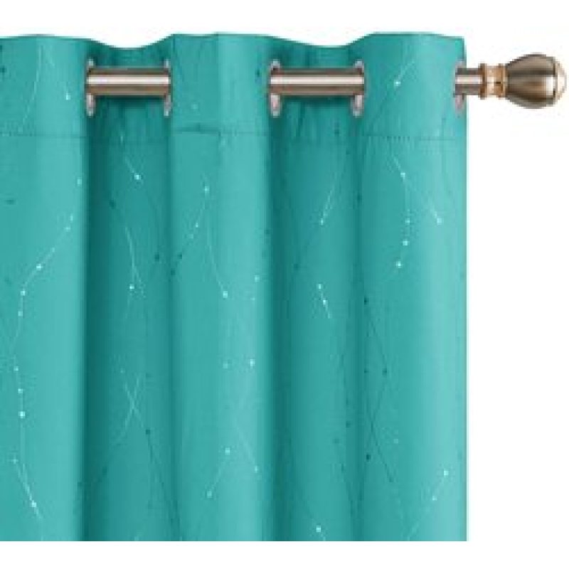 Decor Solid Color Ready Made Grommet Black Curtains for Kitchen Bedroom,Topfinel Velvet Short Curtains for Living Room */