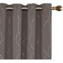 Decor Solid Color Ready Made Grommet Black Curtains for Kitchen Bedroom,Topfinel Velvet Short Curtains for Living Room */